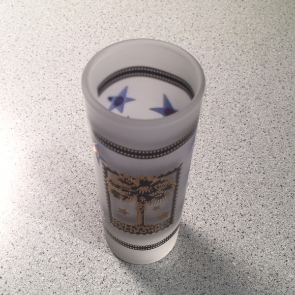 NEW Vintage Hollywood California Frosted 2 oz Tall Shooter Shot Glass - Picture 8 of 14
